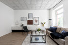 R12882 Panel White Frontage Mural by Rebel Walls