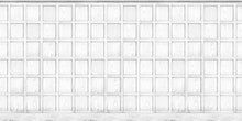 R12882 Panel White Frontage Mural by Rebel Walls