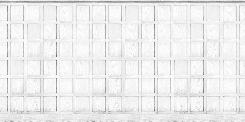 R12882 Panel White Frontage Mural by Rebel Walls