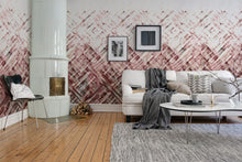 R12893 Dream Weaver Burgundy Palette Mural by Rebel Walls
