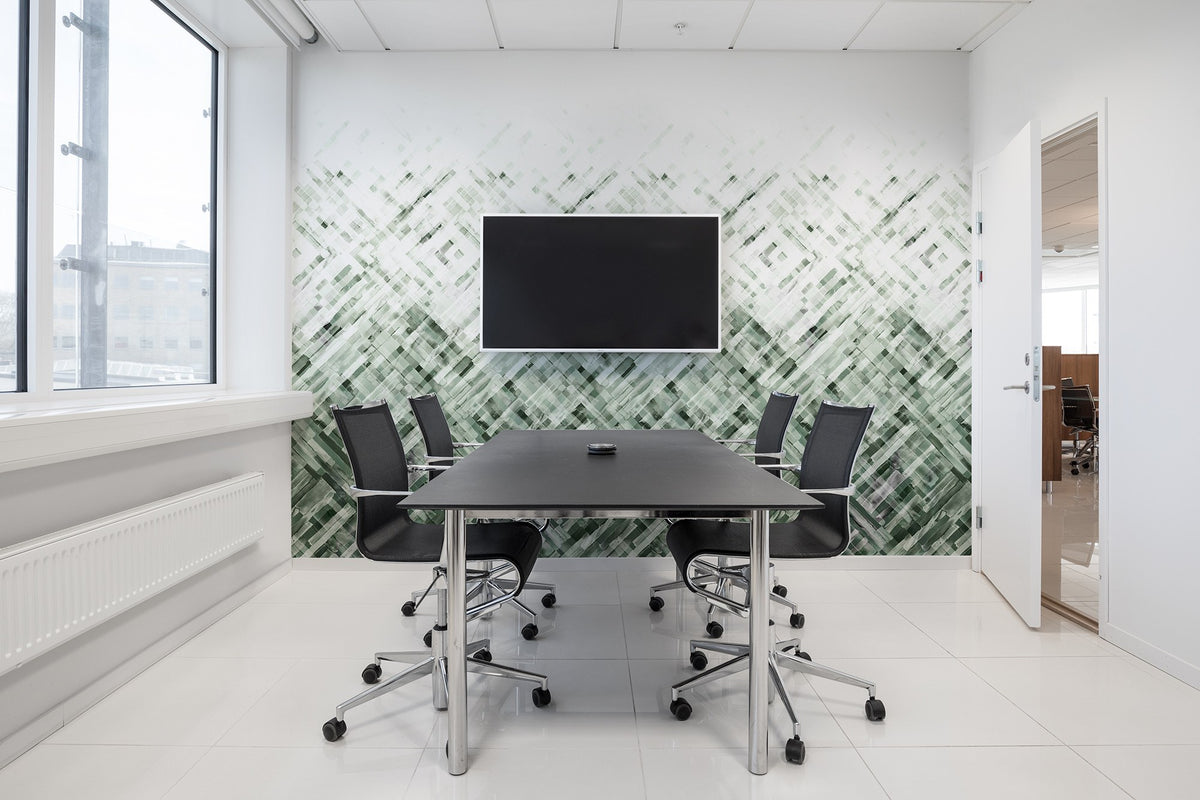 R12894 Dream Weaver Verde Palette Mural by Rebel Walls