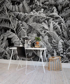 R12941 Frost Leaf Greenhouse Mural by Rebel Walls