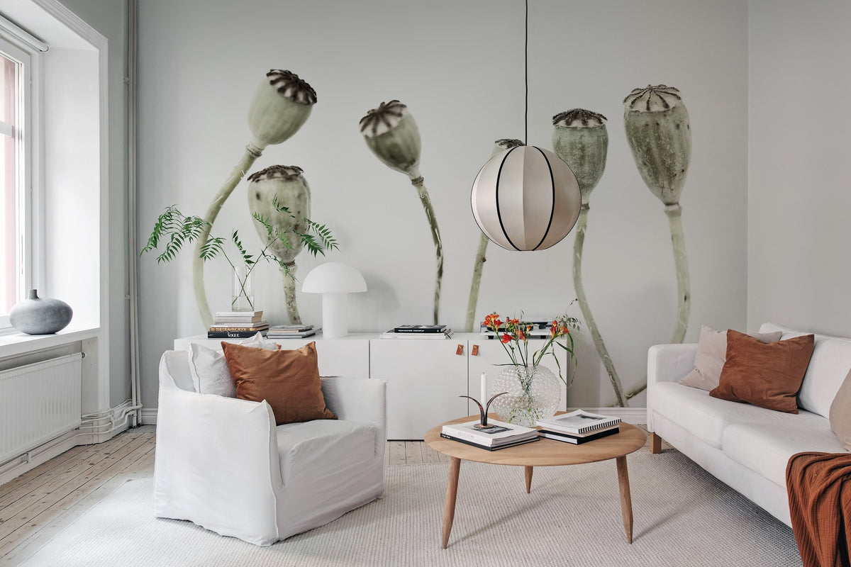 R12991 Simple Seedpod Greenhouse Mural by Rebel Walls