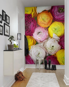 R13011 Ranunculus Greenhouse Mural by Rebel Walls