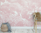 R13057 Bellewood Pink Dusty Pink Mural by Rebel Walls