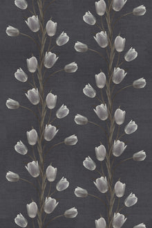 R13061 La Vie En Tulipe Black Greenhouse Mural by Rebel Walls