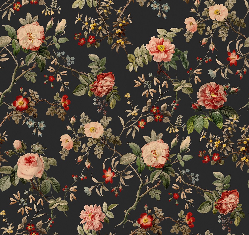 R13073 Thorn Rose Greenhouse Mural by Rebel Walls