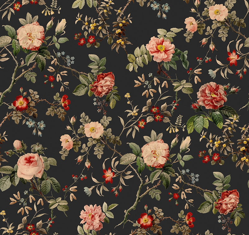 R13073 Thorn Rose Greenhouse Mural by Rebel Walls