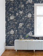 R13074 Thorn Rose Evening Bouquet Mural by Rebel Walls