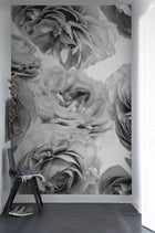 R13092 Summer Wind Black and White Greenhouse Mural by Rebel Walls