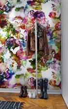R13121 Lily Pond Rainbow Greenhouse Mural by Rebel Walls