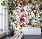 R13121 Lily Pond Rainbow Greenhouse Mural by Rebel Walls