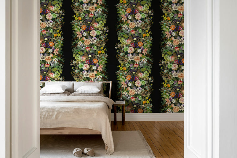 R13131 Flowerbed Greenhouse Mural by Rebel Walls