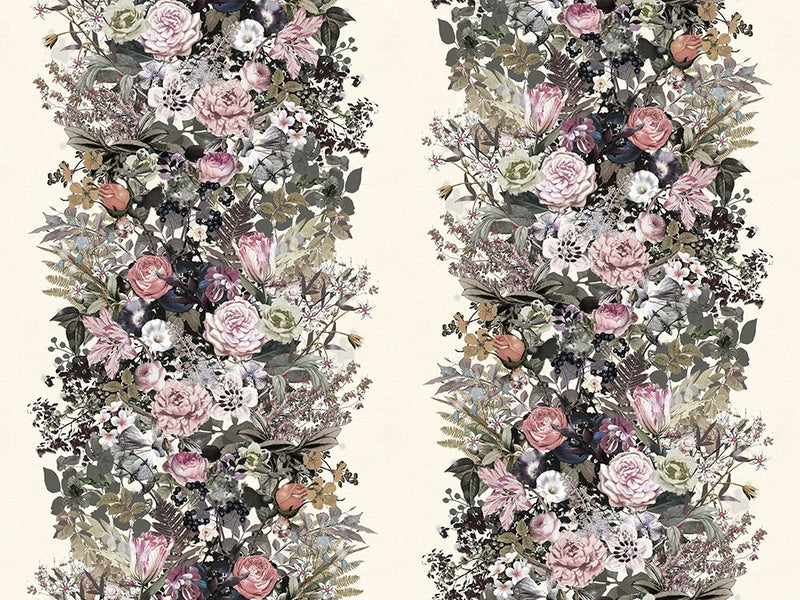 R13132 Flowerbed Vintage Greenhouse Mural by Rebel Walls