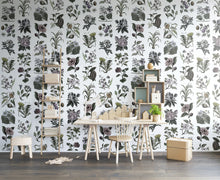 R13172 Fruit & Flora Color Greenhouse Mural by Rebel Walls