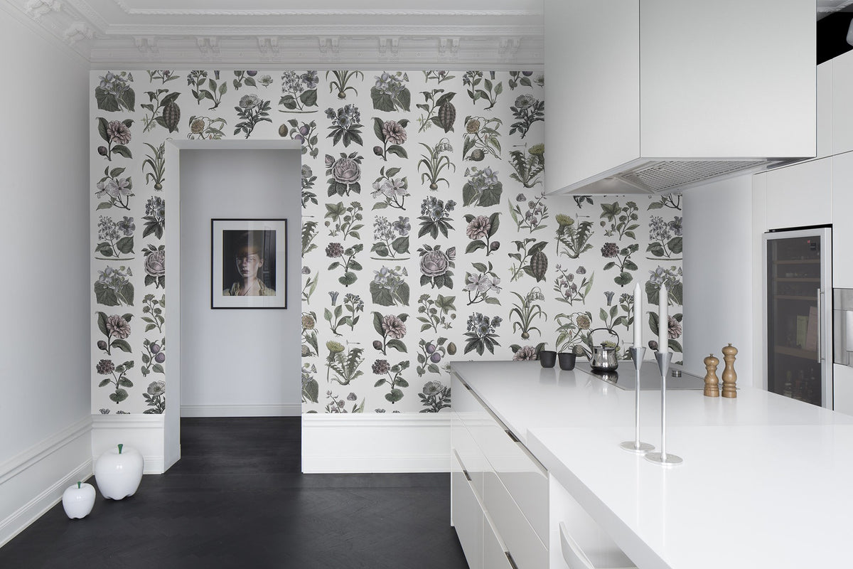 R13172 Fruit & Flora Color Greenhouse Mural by Rebel Walls