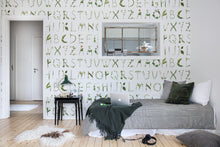 R13195 Floral Alphabet Bouquet Mural by Rebel Walls