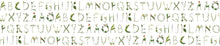 R13195 Floral Alphabet Bouquet Mural by Rebel Walls