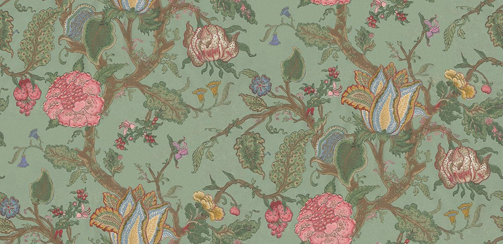 R13212 Growing Wilderness Greenhouse Mural by Rebel Walls