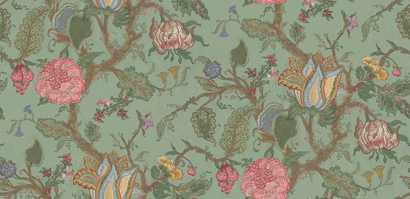 R13212 Growing Wilderness Greenhouse Mural by Rebel Walls