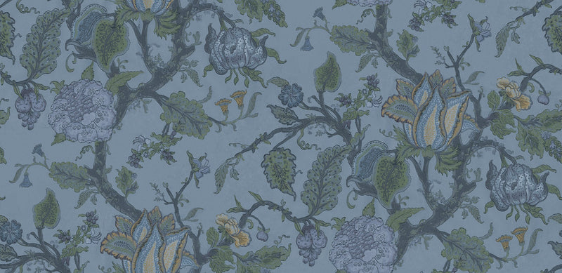 R13213 Growing Wilderness Midnight Bouquet Mural by Rebel Walls