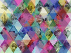 R13231 Harlequin Roses Greenhouse Mural by Rebel Walls