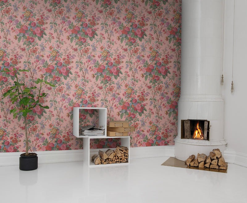 R13251 Bouquet Greenhouse Mural by Rebel Walls