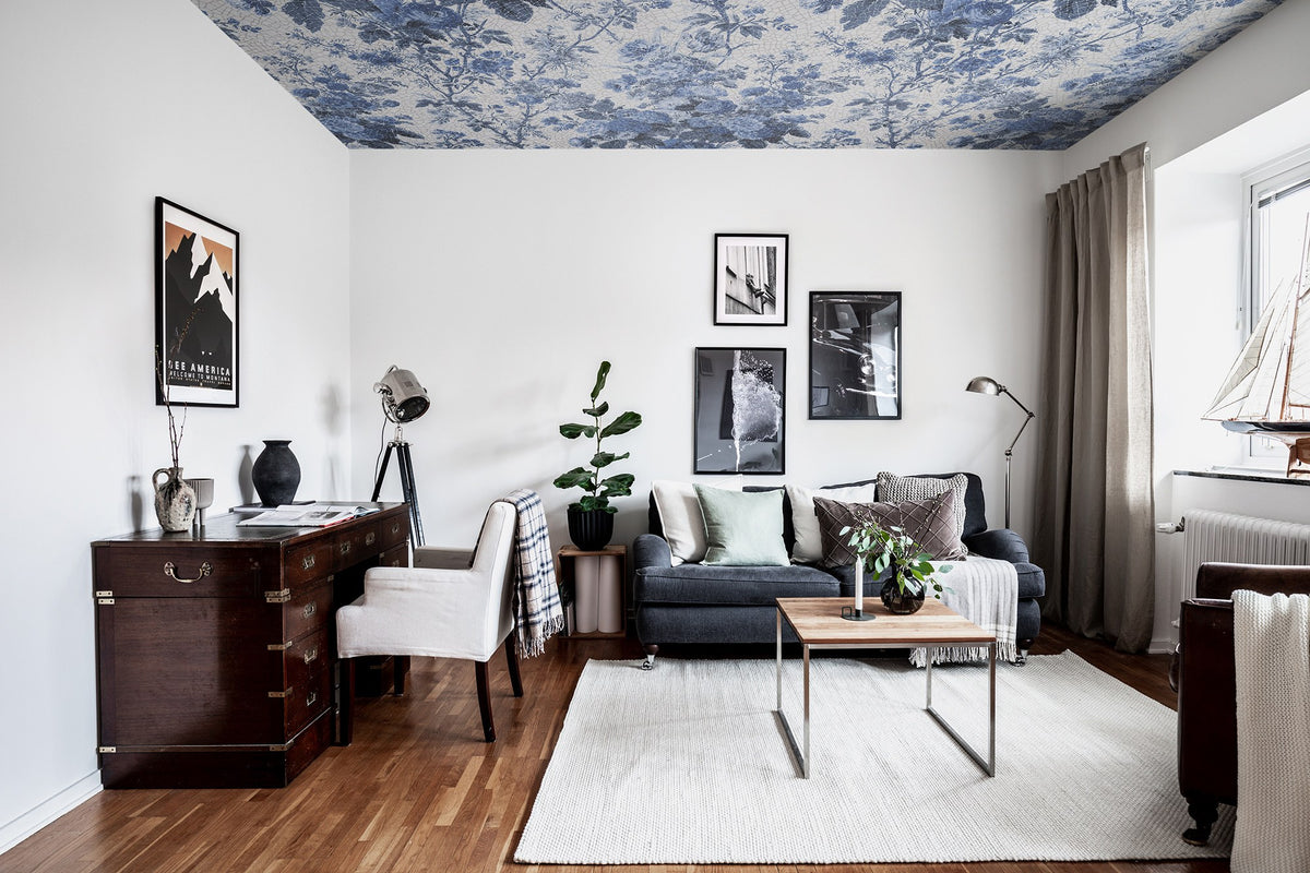 R13255 Porcelain Blue Home Mural by Rebel Walls