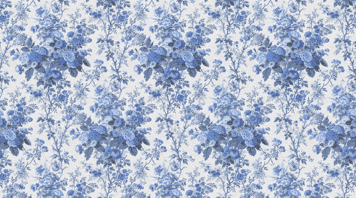 R13255 Porcelain Blue Home Mural by Rebel Walls