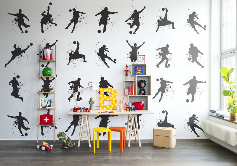 R13261 Footboll Mural by Rebel Walls