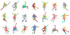 R13262 Footboll Color Mural by Rebel Walls