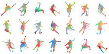 R13262 Footboll Color Mural by Rebel Walls