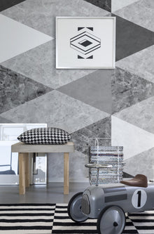 R13351 Geometric Marble Spectrum Mural by Rebel Walls