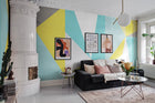 R13425 Big Diamond Summer Spectrum Mural by Rebel Walls