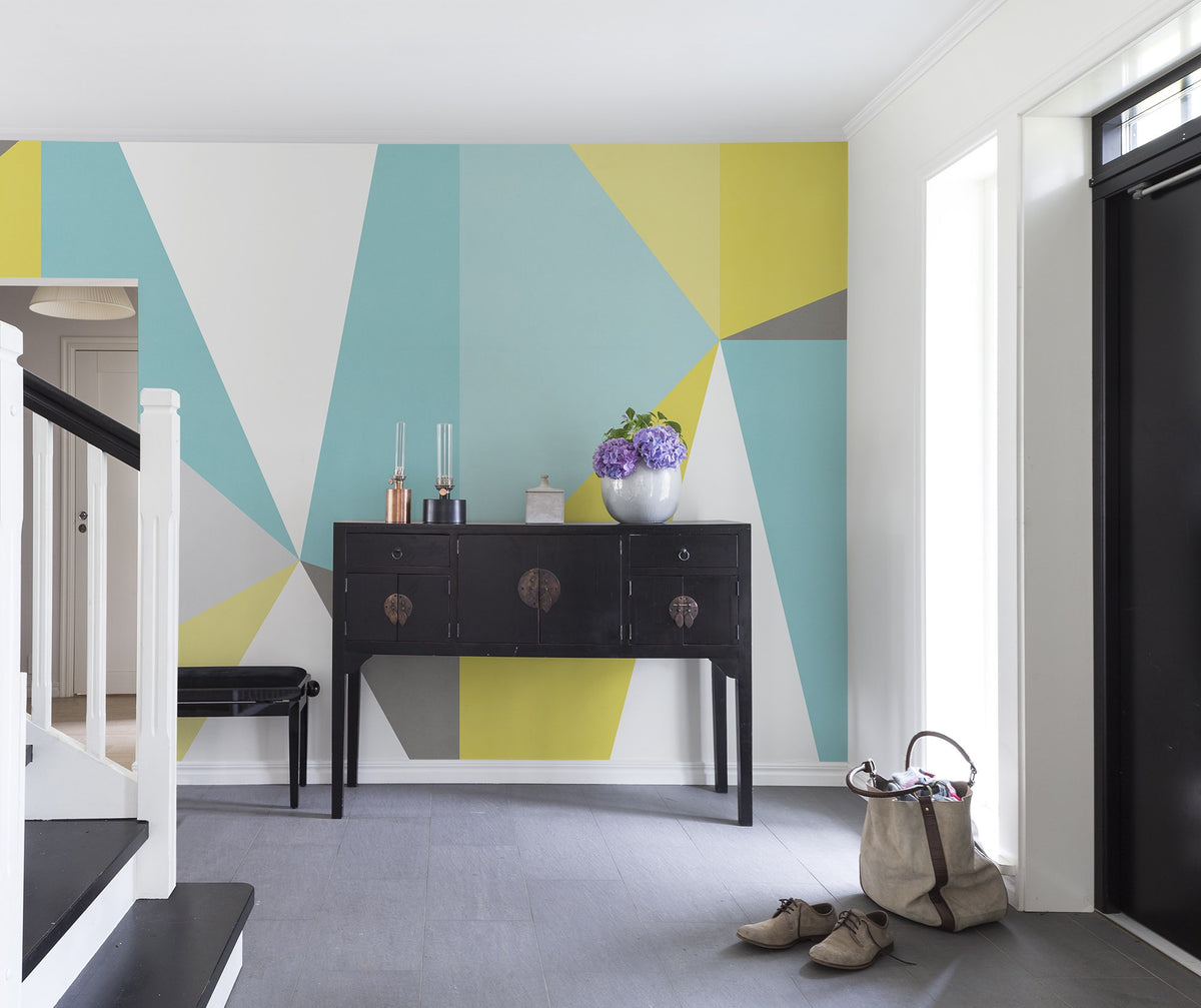R13425 Big Diamond Summer Spectrum Mural by Rebel Walls