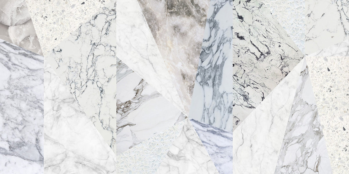 R13426 Big Diamond Marble Deco Mural by Rebel Walls