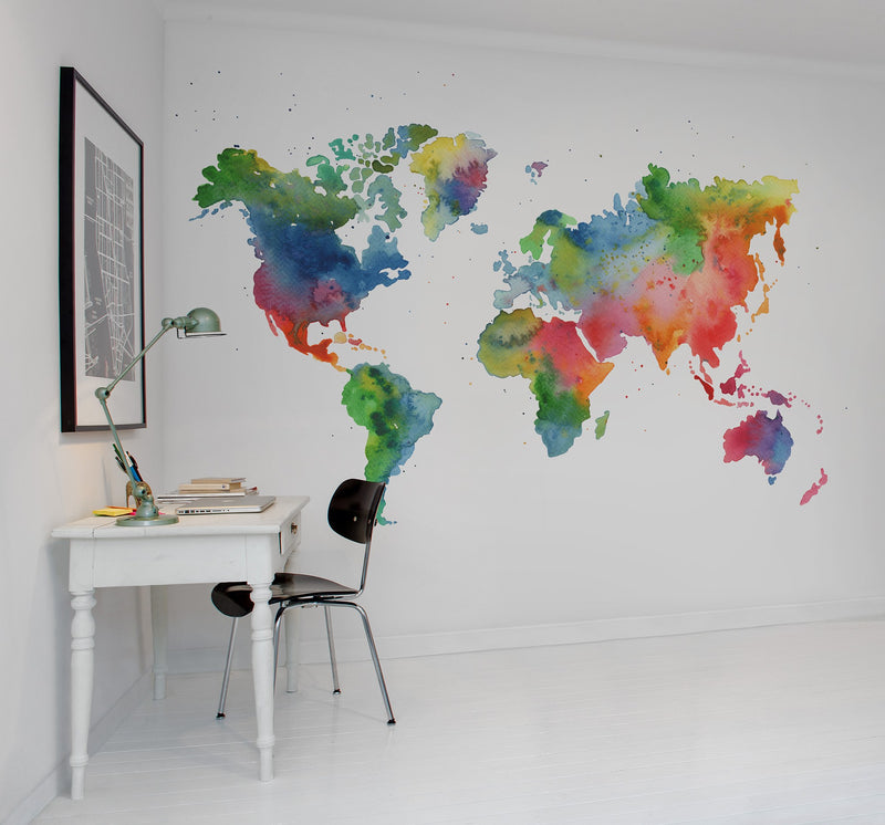 R13431 Rainbow World Spectrum Mural by Rebel Walls