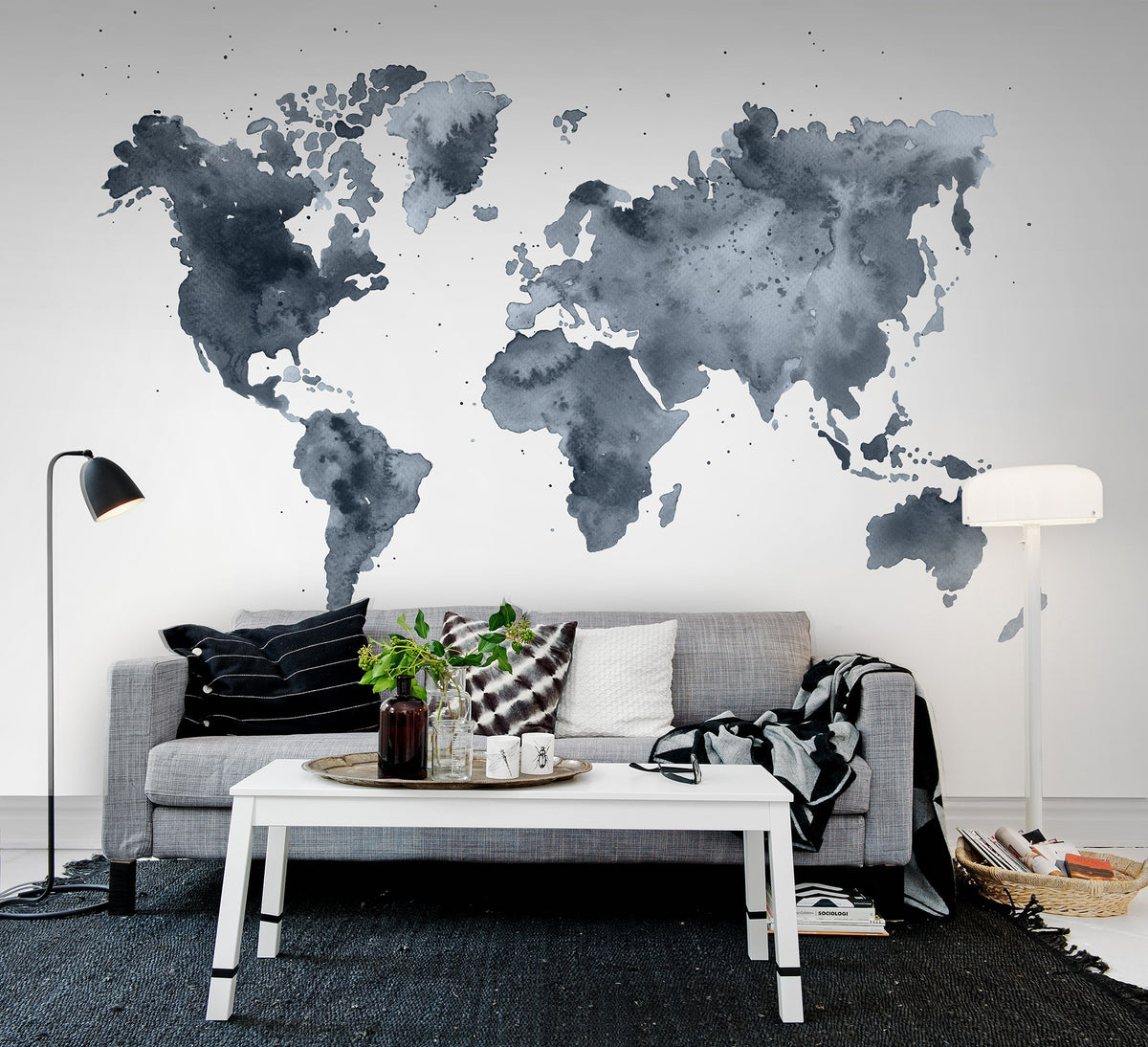 R13432 Dusky World Spectrum Mural by Rebel Walls