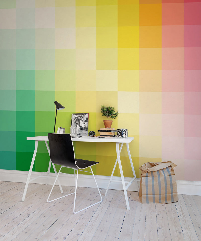 R13461 Colour Tones Spectrum Mural by Rebel Walls