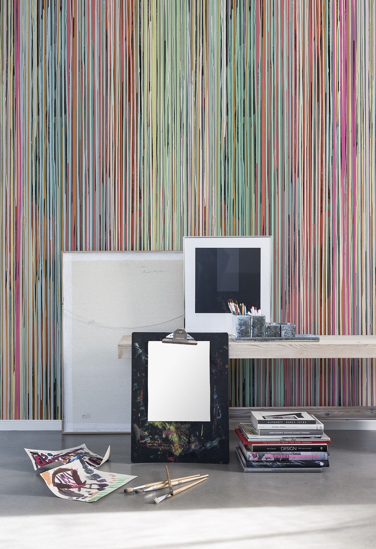 R13481 Colour Stream Spectrum Mural by Rebel Walls