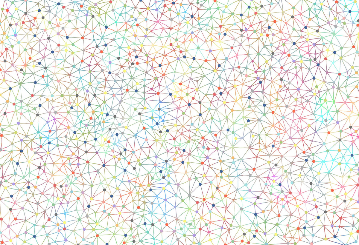 R13511 Twinkle Twinkle Spectrum Mural by Rebel Walls