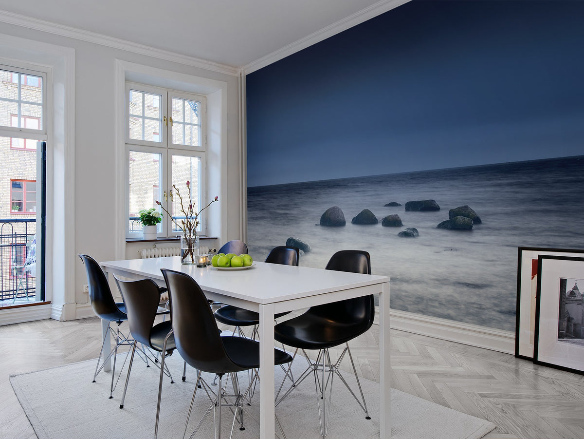 R13541 Enchanting Blue Spectrum Mural by Rebel Walls