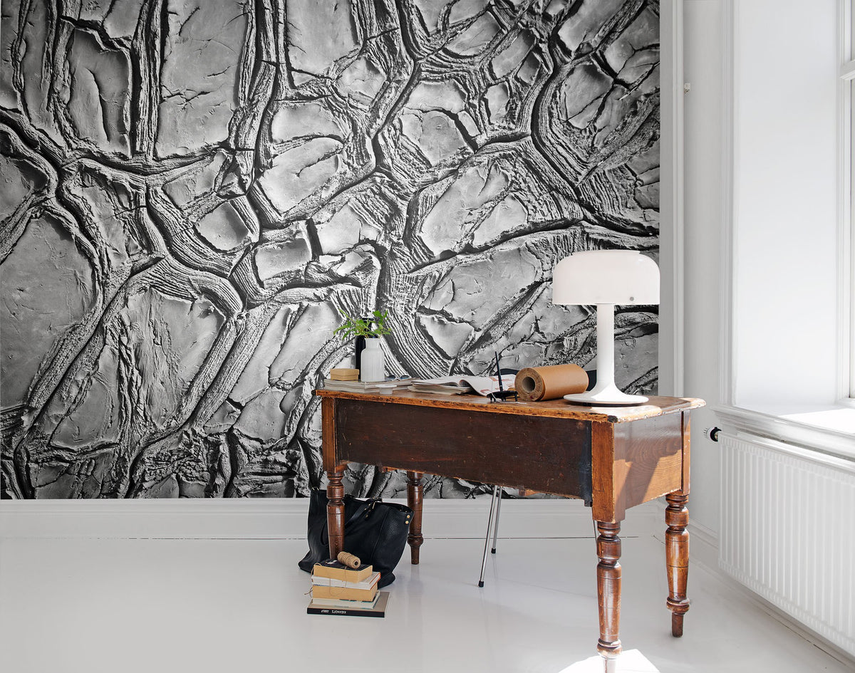 R13651 Dried Clay Mural by Rebel Walls