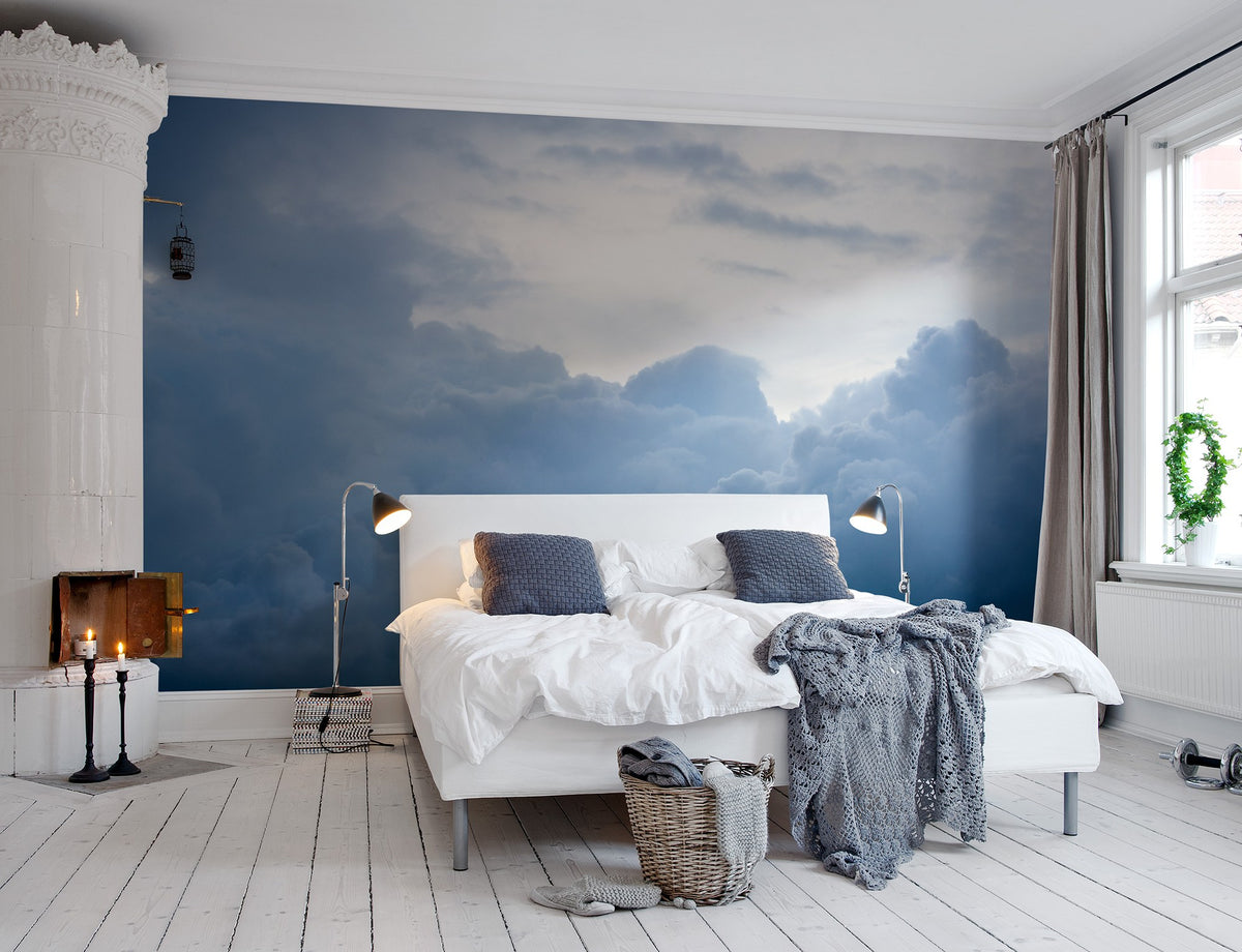 R13681 Above The Clouds Mural by Rebel Walls