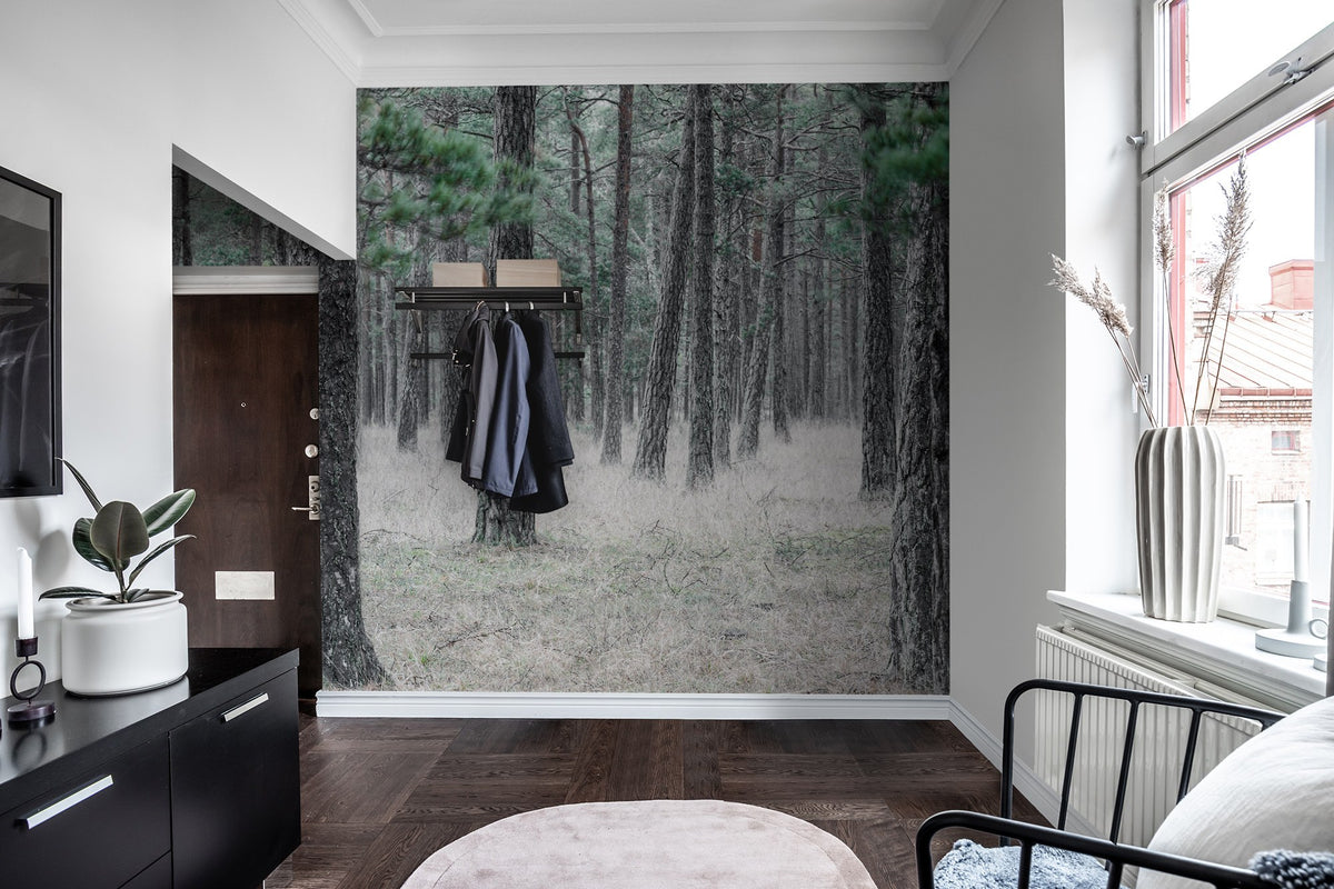 R13711 Pine Forest Mural by Rebel Walls