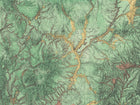 R13771 Woodland Maps Mural by Rebel Walls