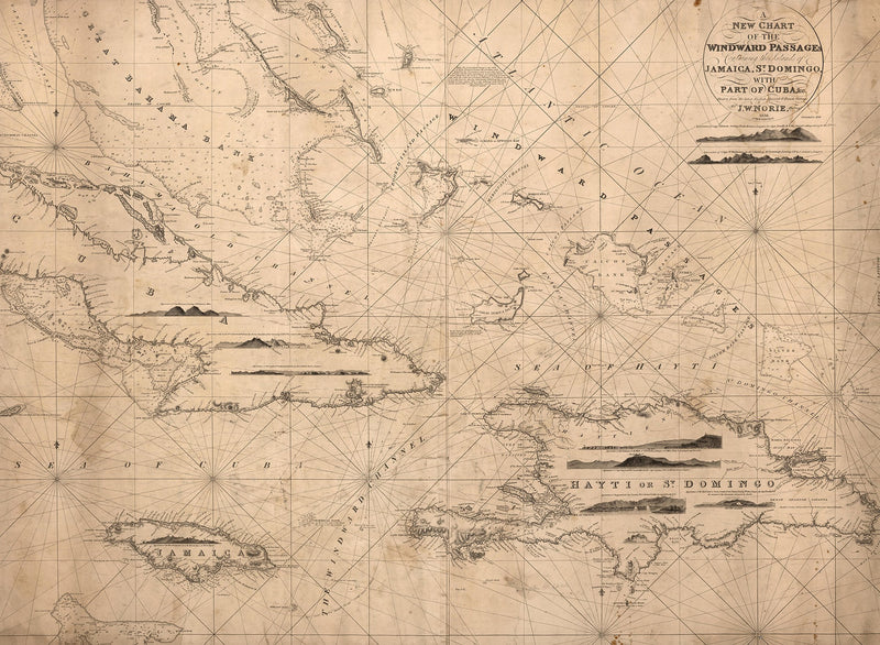 R13791 Navigation Lines Maps Mural by Rebel Walls