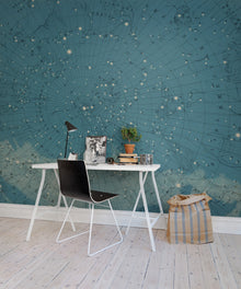 R13811 Atlas Of Astronomy Maps Mural by Rebel Walls