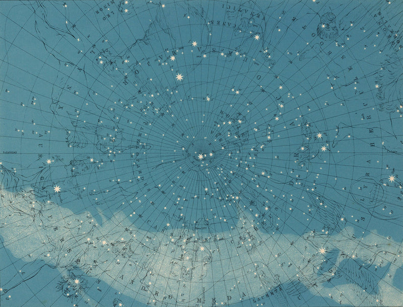 R13811 Atlas Of Astronomy Maps Mural by Rebel Walls