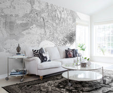 R13841 The Wharf Maps Mural by Rebel Walls